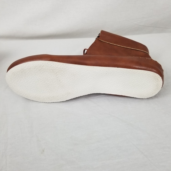 Feather and beaded faux fur lined ankle booties - Picture 6 of 13